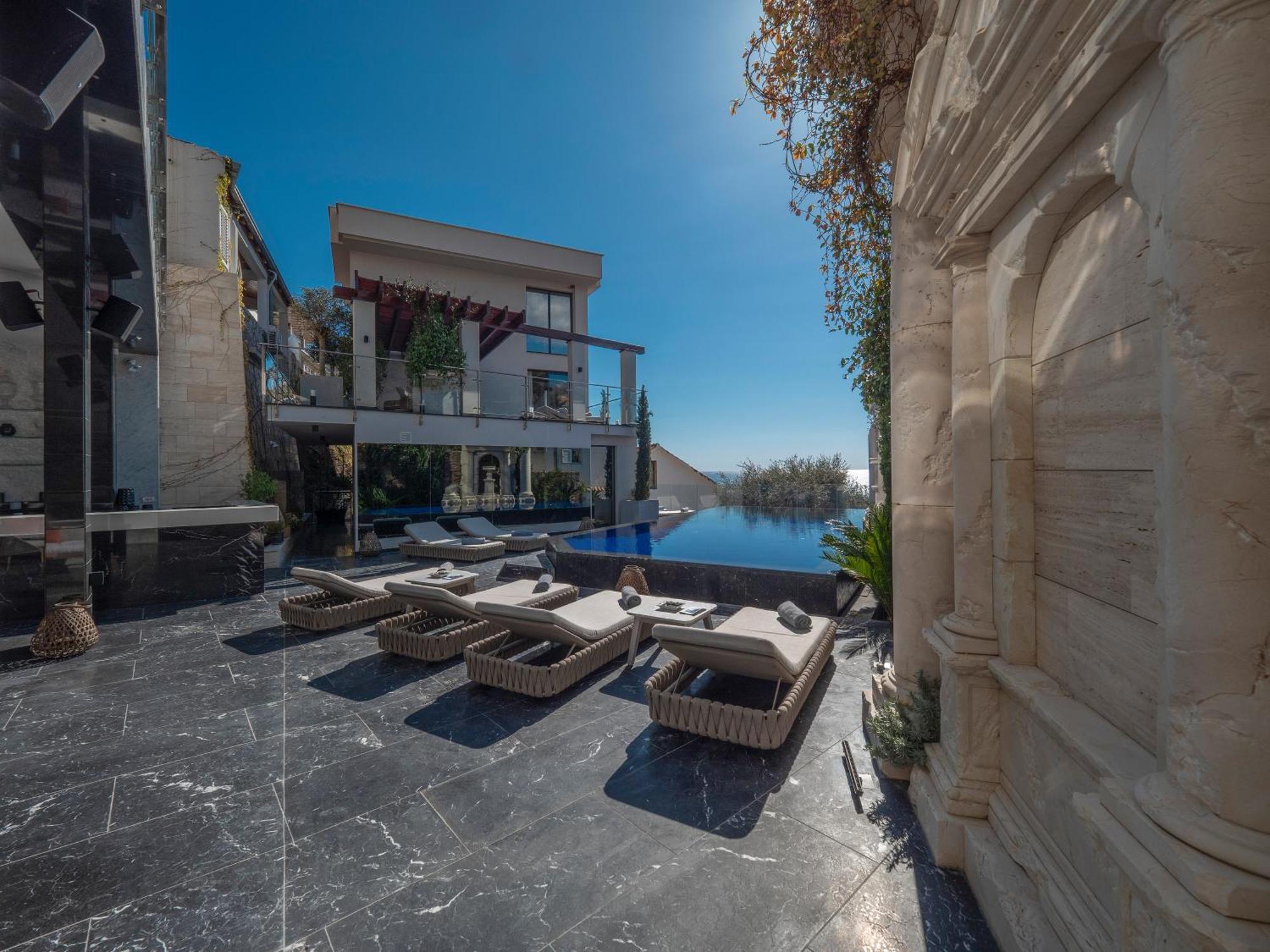 Villa Geba Boutique Hotel Sveti Stefan Zewnętrze zdjęcie